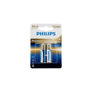 Pilhas Philips Premium Alcalinas AA LR6M2B/97 - Twisted Media