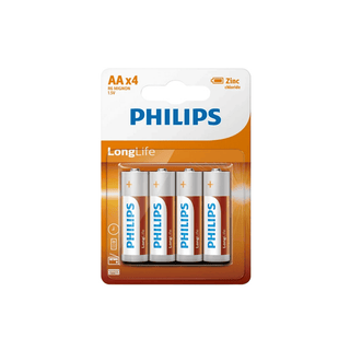 Pilhas Philips LongLife AA Zinco-Cloreto 1.5 V - Twisted Media