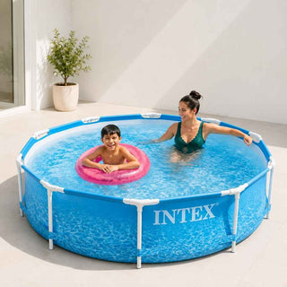 Piscina INTEX Metal Frame Beachside 305x76cm - Twisted Media