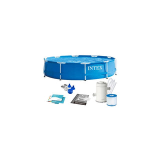 Piscina INTEX Metal Frame Redonda com Bomba 3,05mx76cm
