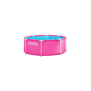 Piscina INTEX Metal Frame Rosa 244x76cm  - Twisted Media
