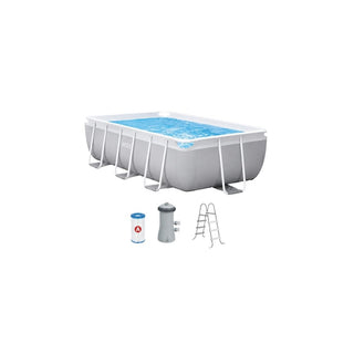 Piscina INTEX Prism Frame Retangular 300x175x80cm com Bomba - Twisted Media