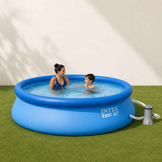 Piscina Inflável INTEX Easy Set 4,57mx84cm com Bomba - Twisted Media