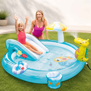 Piscina Playground Infantil INTEX com Escorrega - Twisted Media