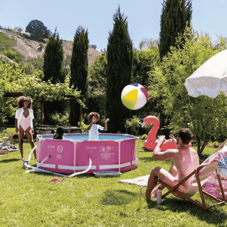 Piscina INTEX Metal Frame Rosa 244 x 76 cm - Twisted Media