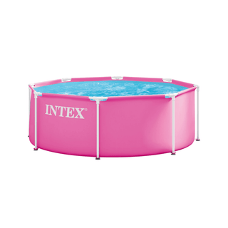 Piscina INTEX Metal Frame Rosa 244 x 76 cm - Twisted Media