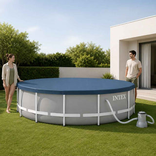 Piscinas INTEX com Filtro 16,805L 4,57x1,22m - Twisted Media