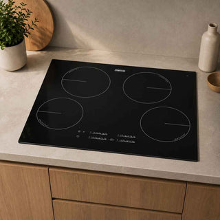 Placa de Indução Zanussi Vidro Vitrocerâmico Preto 80cm - Twisted Media
