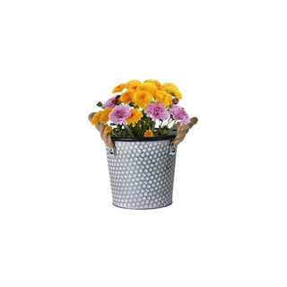 Plantador Redondo de Zinco BBQ - Twisted Media 