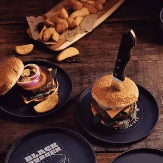 Prato Black Burger Tramontina em Polipropileno - Twisted Media 