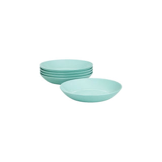Prato Fundo Luminarc Arty Soft Azul 20cm 6 Peças - Twisted Media