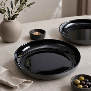 Prato de Jantar Luminarc Vicky Lava Preto 25cm 6 Peças - Twisted Media