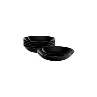 Prato de Sopa Luminarc Diwali Noir 20cm 6 Peças - Twisted Media