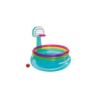 Pula-Pula Insuflável Infantil INTEX com Cesto de Basquetebol - Twisted Media
