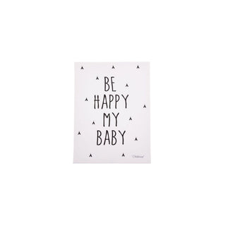 Quadro Infantil Seja Feliz Meu Amor Childhome - Twisted Media 