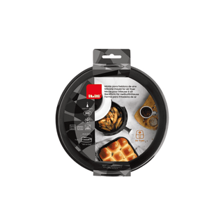 Recipiente Redondo IBILI de Silicone para Air Fryer Twisted Media 