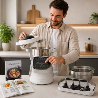 Robô de Cozinha Multifunções Moulinex Companion XL Cinzento 1550W - Twisted Media