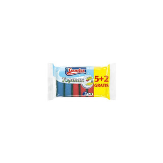 SPONTEX Esponja Topmax 7 Peças – Alta Performance na Limpeza - Twisted Media 