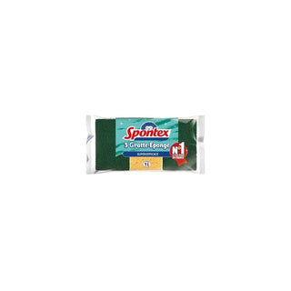 SPONTEX Sponge Scraper x3 – Esponja Multiuso - Twisted Media 