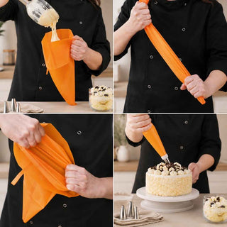 Saco de Pastelaria Flexível Ibili 34cm em Polímero Composto - Twisted Media