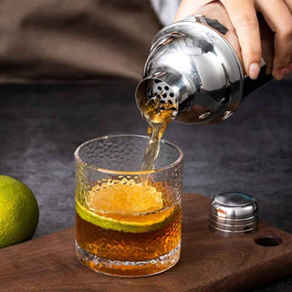 Shaker de Cocktail Clássico em Aço Inoxidável 0,7L - Twisted Media