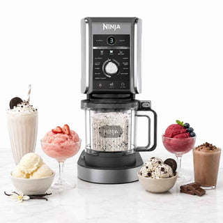 Sorveteira Ninja CREAMi Deluxe 800W com 3 Recipientes de 709ml - Twisted Media