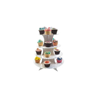 Suporte para Cupcakes IBILI Branco - Twisted Media 