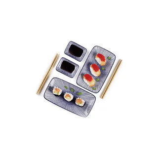 Serviço de Sushi Ibili em Porcelana para Apresentação Elegante - Twisted Media