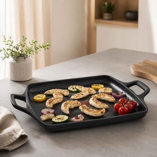 TEFAL Plancha Unlimited Indução Antiaderente 26x32cm  - Twisted Media