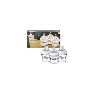 TOMMEE TIPPEE Conjunto de Biberões Closer to Nature 150ml – Kit com 3 Unidades - Twisted Media 