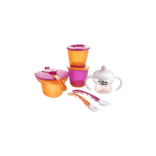 TOMMEE TIPPEE Primeiro Kit de Desmame e Bebida para Menina - Twisted Media