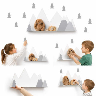 TRESXICS Mountain SH – Prateleira Infantil com Design de Montanha - Twisted Media 