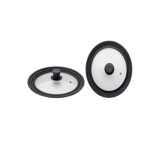 Tampas de Vidro IBILI com Borda em Silicone Twisted Media 