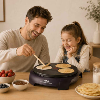 Tefal Crepe Party Compact Máquina para Crepes e Panquecas para 4 Pessoas - Twisted Media