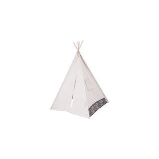 Tenda Infantil Branca 103x160cm com Estrutura em Madeira - Twisted Media
