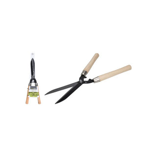 Tesoura para sebes com cabo de madeira 48 cm - Twisted Media 
