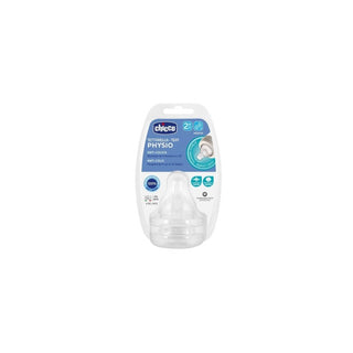 Tetina Chicco Perfect5 2M+ Fluxo Médio em Silicone - Twisted Media 
