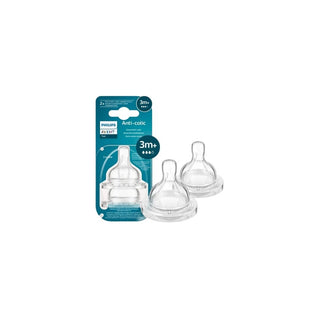 Tetinas Anticólicas Philips Avent Flow 3 – Pack com 2 Unidades - Twisted Media 