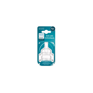 Tetinas Philips Avent Anticólica N.º 4 Fluxo Rápido – Pack com 2 Unidades (6M+) - Twisted Media 