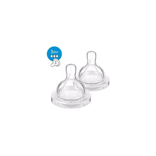Tetinas Philips Avent Classic+ Fluxo Médio 3M+ - Twisted Media 