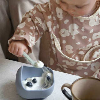 Tigela de Silicone com Ventosa Béaba Pebble - Twisted Media 