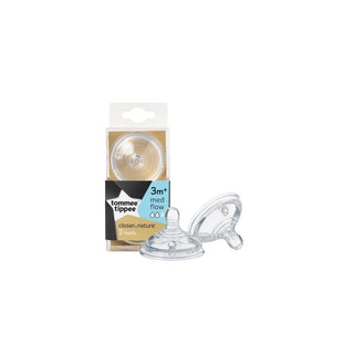 Tommee Tippee Easi-Vent Tetinas Fluxo Médio - Twisted Media 
