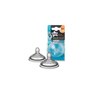 Tommee Tippee Easi-Vent Tetinas Fluxo Rápido 6M+ - Twisted Media 