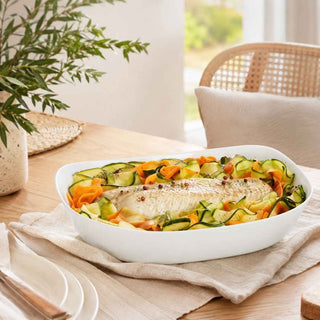 Travessa Para Forno Luminarc Carine 38x27cm em Vidro - Twisted Media