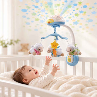 VTech Lullaby Lambs Mobile com Projetor e Controlo Remoto - Twisted Media 