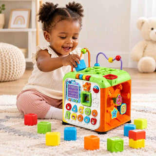 VTech Ultimate Alphabet Activity Cube com 13 Blocos - Twisted Media 