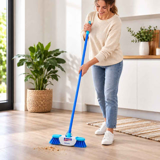 Vassoura Spontex para Interior 32cm com Fibras de Dupla Ação - Twisted Media
