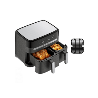 Fritadeira a ar Tefal Dual Easy Fry & Grill com 5,2L e 3,1L de capacidade - Twisted Media