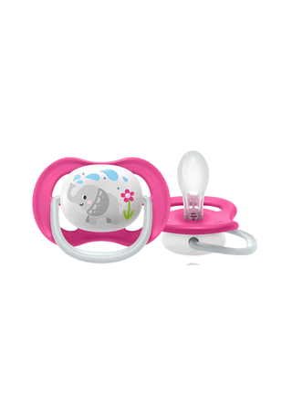 AVENT Chupeta Ultra Air Ortodôntica 6-18M Menina - Twisted Media