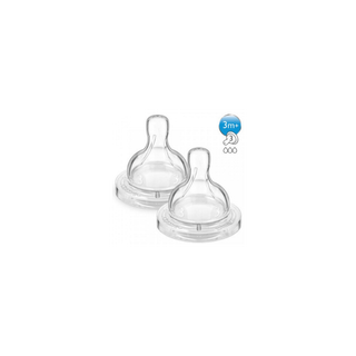 AVENT Tetina Natural De Fluxo Médio 3M - Twisted Media